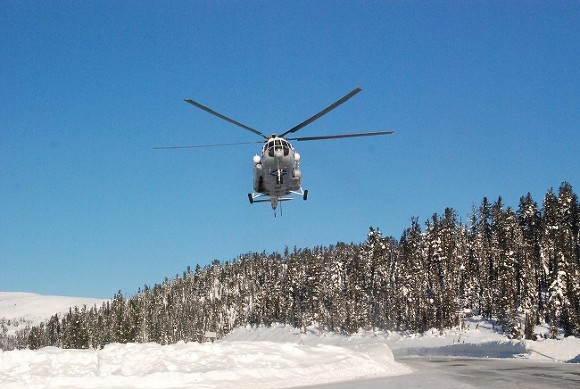 Под Мурманском разбился вертолет Ми-8