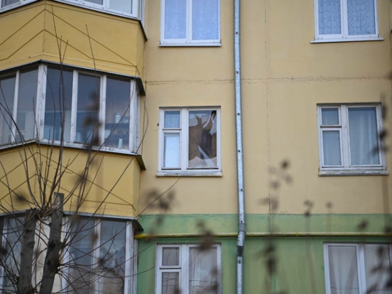 Беспилотник ВСУ упал и взорвался в городе Губкин